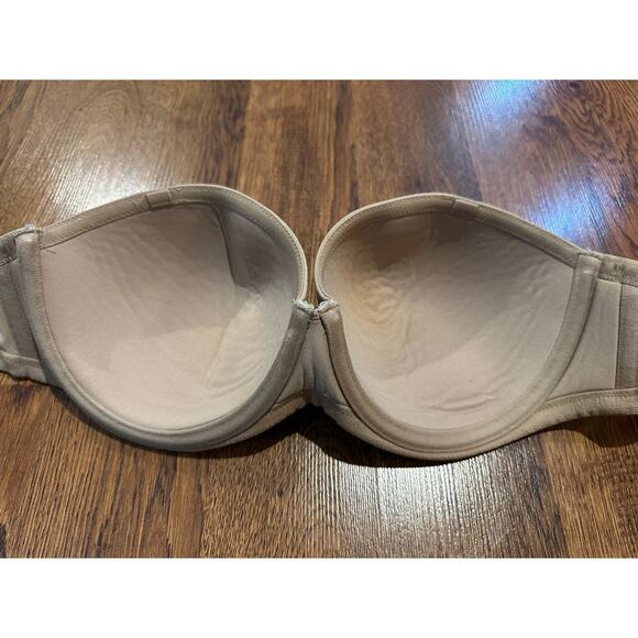 Wacoal Women’s Red Carpet Strapless Underwire Bra – Beige – Size 34D - Picture 3 of 8